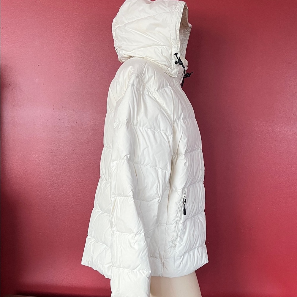EUC Lands' End cream Goosedown winter Jacket - Picture 5 of 16